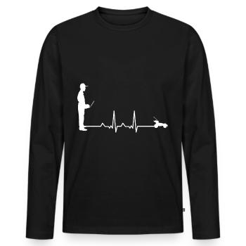 RC Car Brushless ferngesteuert - Männer Premium Bio Langarmshirt - Schwarz - Vorne - Nico (187cm)