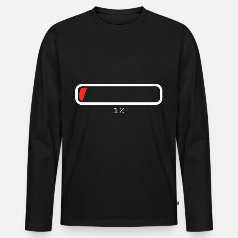 Loading beams - Men's Premium Organic Long Sleeve Shirt - black
