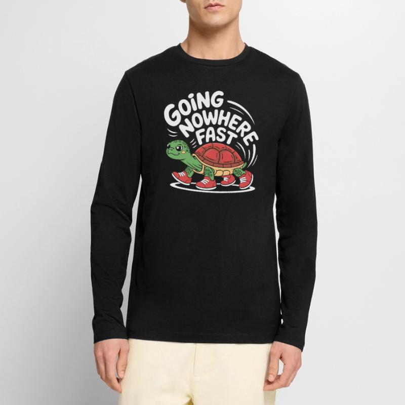 Turtle pace in style Men's Premium Organic Long Sleeve Shirt