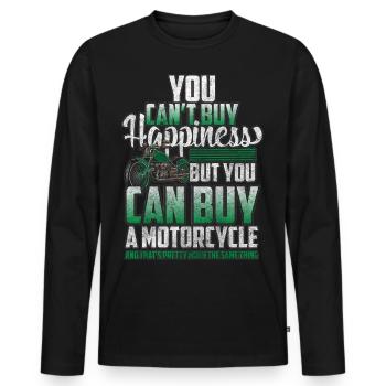 Moto Husqvarna - T-shirt manches longues Premium bio Homme - noir - Devant - Nico (187cm)