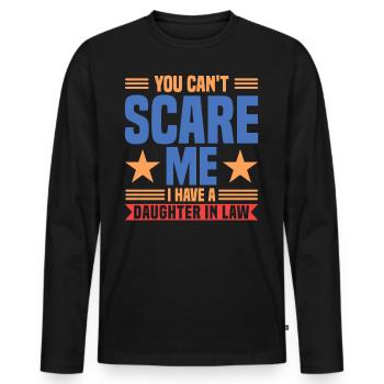 Schwiegermutter Familie - Männer Premium Bio Langarmshirt - Schwarz - Vorne - Nico (187cm)