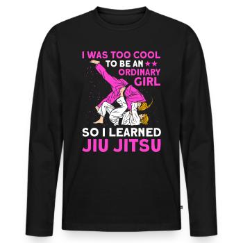 Kampfsportarten Brasilianisches Jiu Jitsu Geschenk - Männer Premium Bio Langarmshirt - Schwarz - Vorne - Nico (187cm)