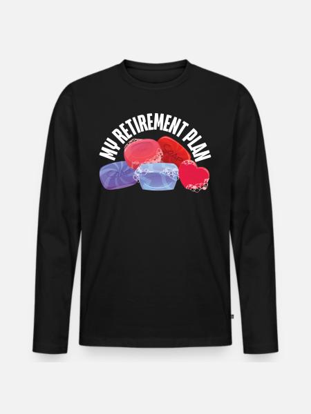 Soap Making Crafting Retired My - Men's Premium Organic Long Sleeve Shirt - black