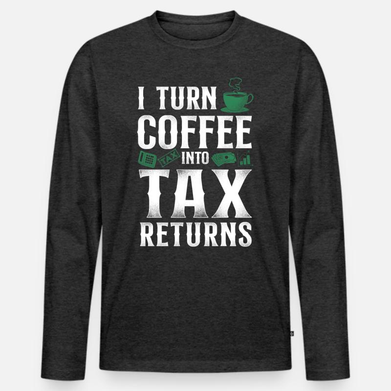 Comptable Comptable Comptable Comptabilité T-shirt manches longues Premium bio Homme