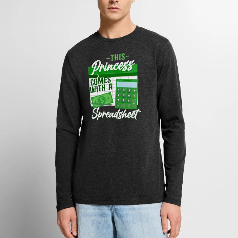 Comptable Comptable Comptable Comptabilité T-shirt manches longues Premium bio Homme