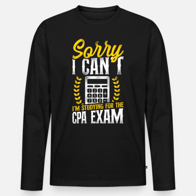 Comptable Comptable Comptable Comptabilité - T-shirt manches longues Premium bio Homme - noir