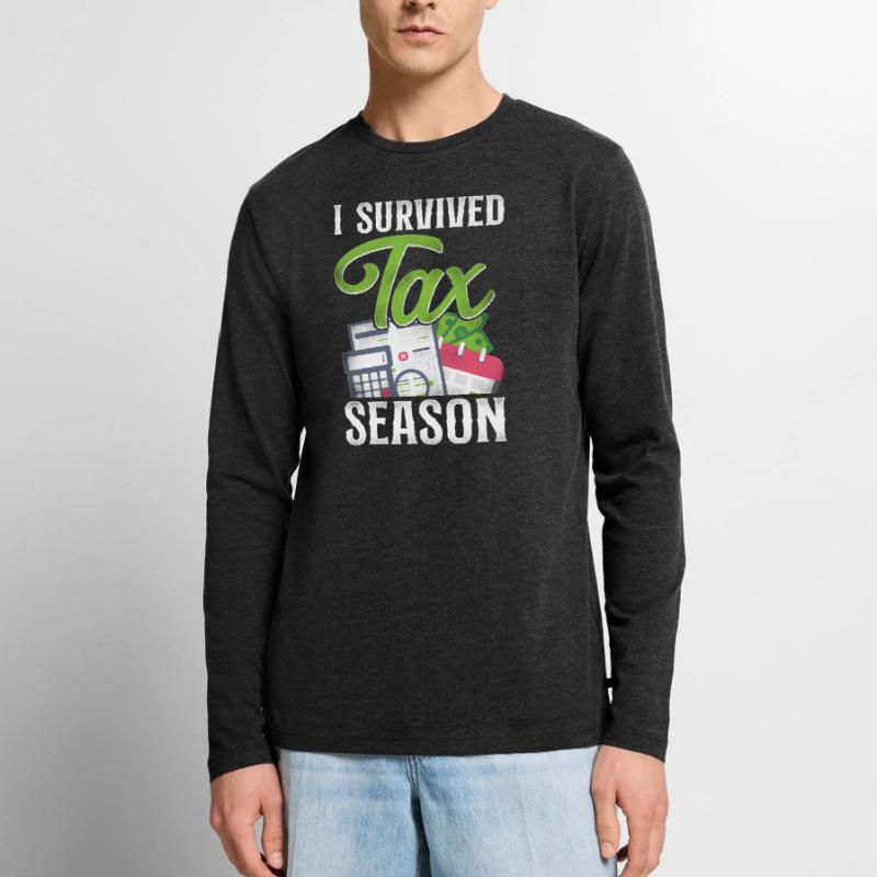 Comptable Comptable Comptable Comptabilité T-shirt manches longues Premium bio Homme