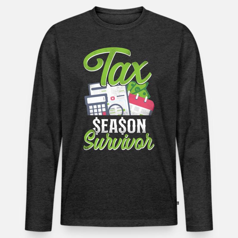 Comptable Comptable Comptable Comptabilité T-shirt manches longues Premium bio Homme