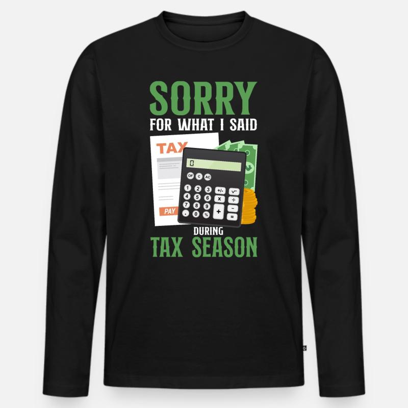 Comptable Comptable Comptable Comptabilité - T-shirt manches longues Premium bio Homme - noir