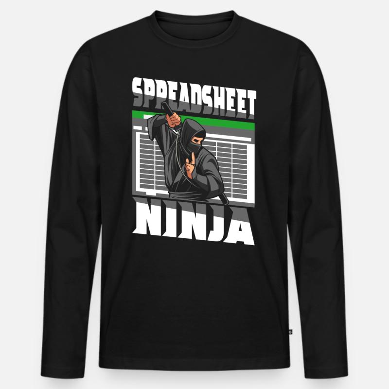 Comptable Comptable Comptable Comptabilité - T-shirt manches longues Premium bio Homme - noir