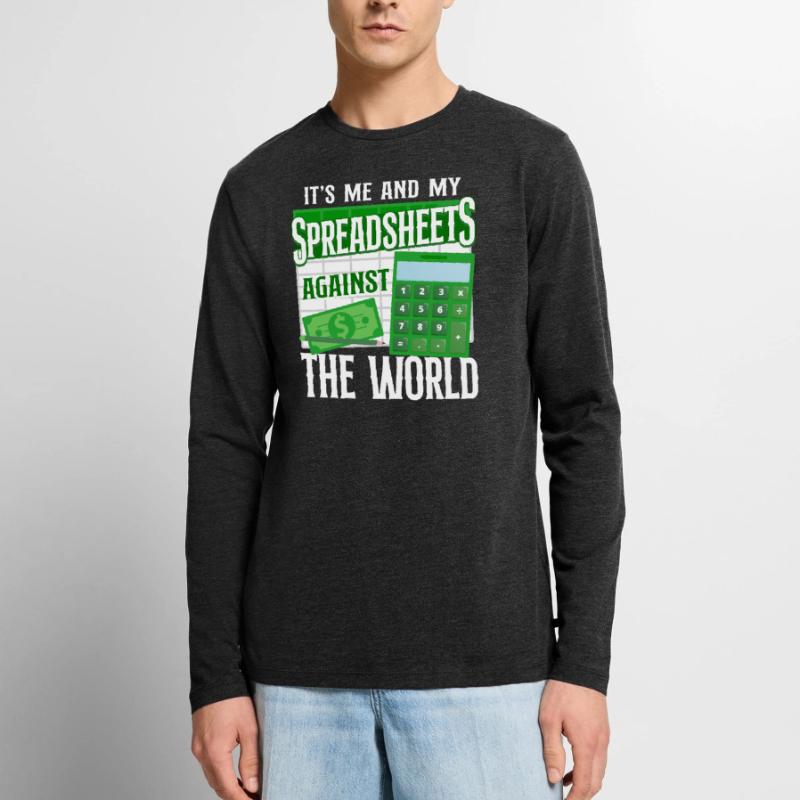 Comptable Comptable Comptable Comptabilité T-shirt manches longues Premium bio Homme