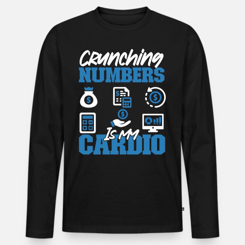 Comptable Comptable Comptable - T-shirt manches longues Premium bio Homme - noir