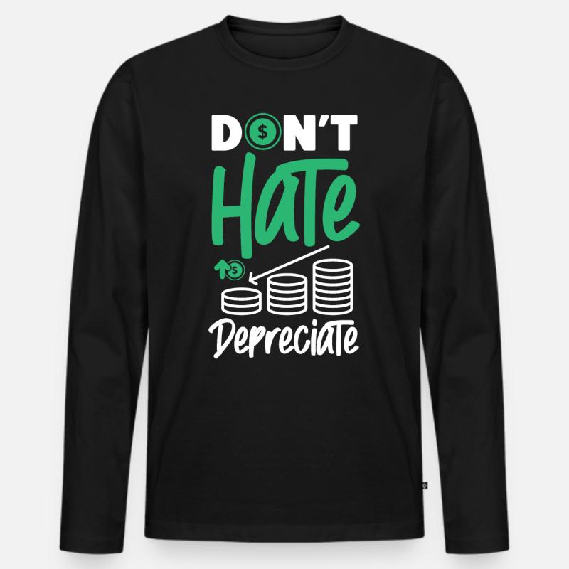 Comptable Comptable Comptable - T-shirt manches longues Premium bio Homme - noir