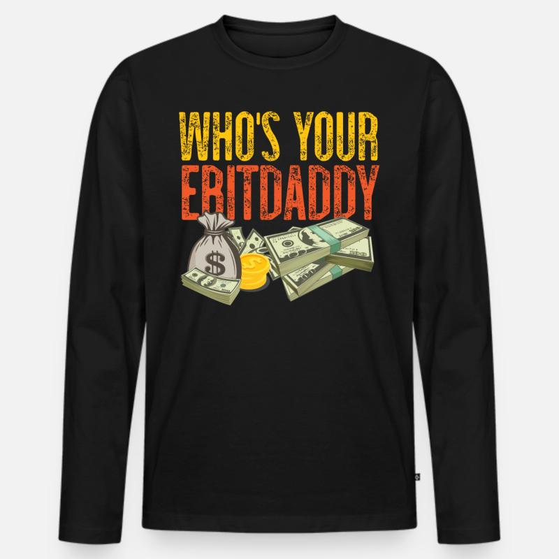 Comptable Comptable Comptable - T-shirt manches longues Premium bio Homme - noir