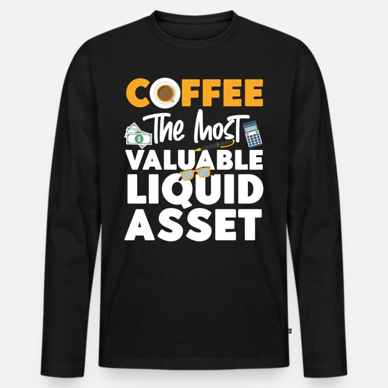 Comptable Comptable Comptable - T-shirt manches longues Premium bio Homme - noir