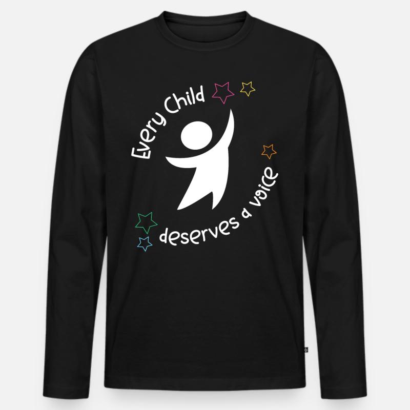 Speech Therapist Therapy Assistant - Männer Premium Bio Langarmshirt - Schwarz
