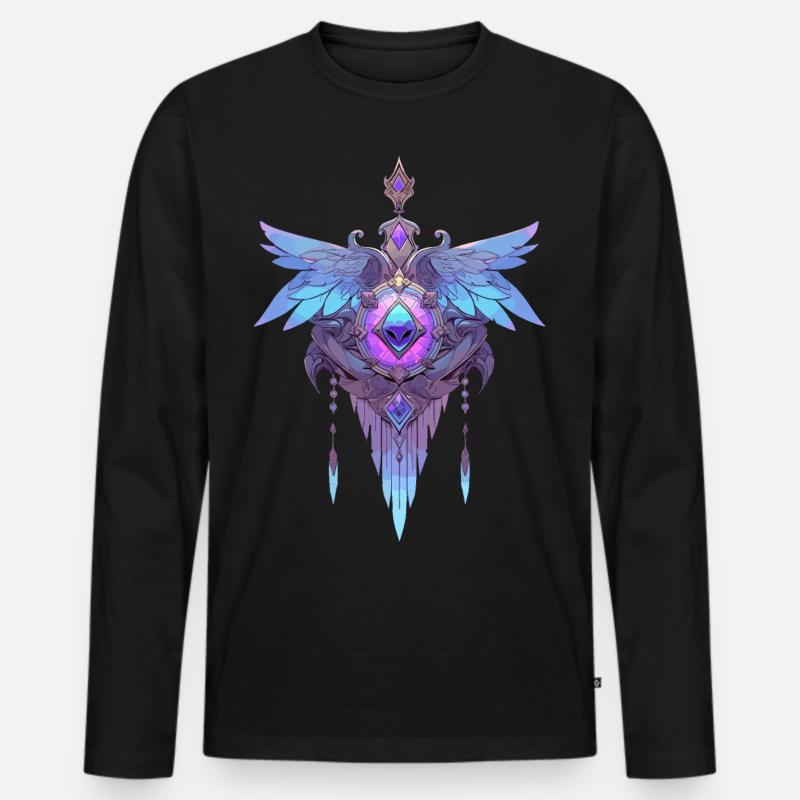 Traumfänger #10 - Männer Premium Bio Langarmshirt - Schwarz