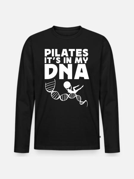Pilates Instructor Teacher Pilates - Men's Premium Organic Long Sleeve Shirt - black