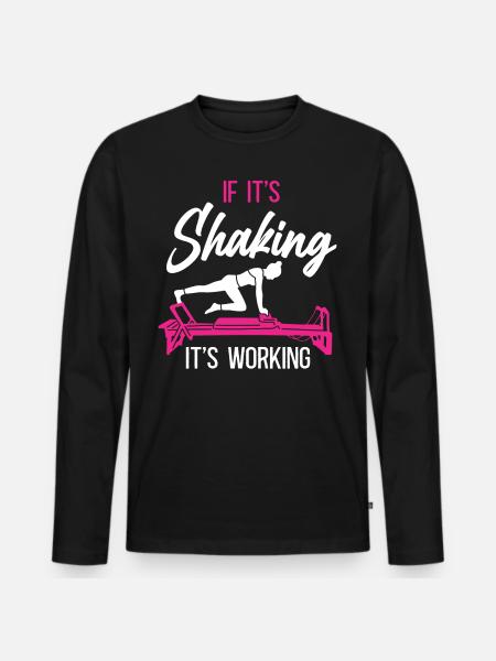 Pilates Instructor Teacher If - Men's Premium Organic Long Sleeve Shirt - black