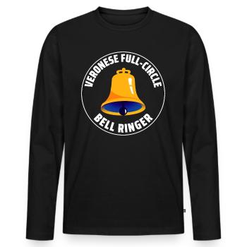 Veroneser Vollkreis Glockenläuter Hobby - Männer Premium Bio Langarmshirt - Schwarz - Vorne - Nico (187cm)