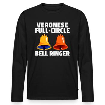 Veroneser Vollkreis Glockenläuter Hobby - Männer Premium Bio Langarmshirt - Schwarz - Vorne - Nico (187cm)