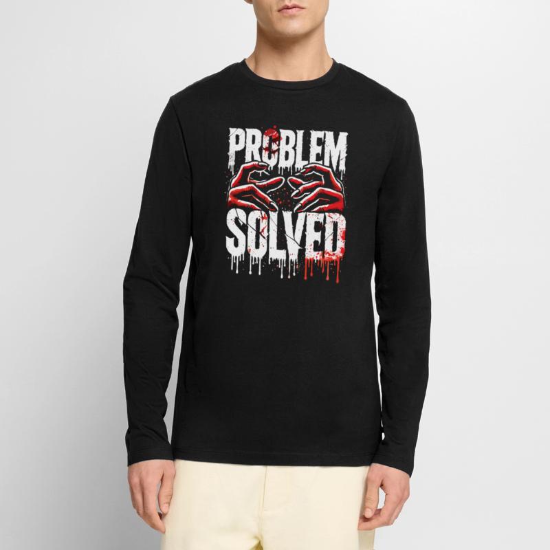 Shocking Solution - Problem Solved Men's Premium Organic Long Sleeve Shirt