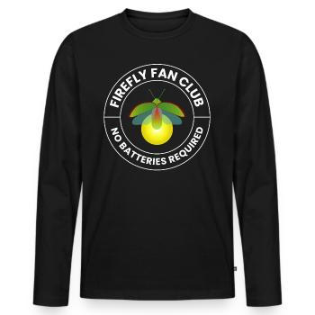 Lucioles Firefly Lightning Bug Insect Collector - T-shirt manches longues Premium bio Homme - noir - Devant - Nico (187cm)