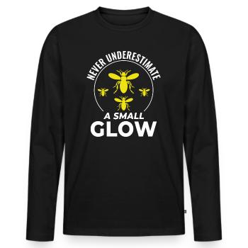 Lucioles Firefly Lightning Bug Insect Collector - T-shirt manches longues Premium bio Homme - noir - Devant - Nico (187cm)