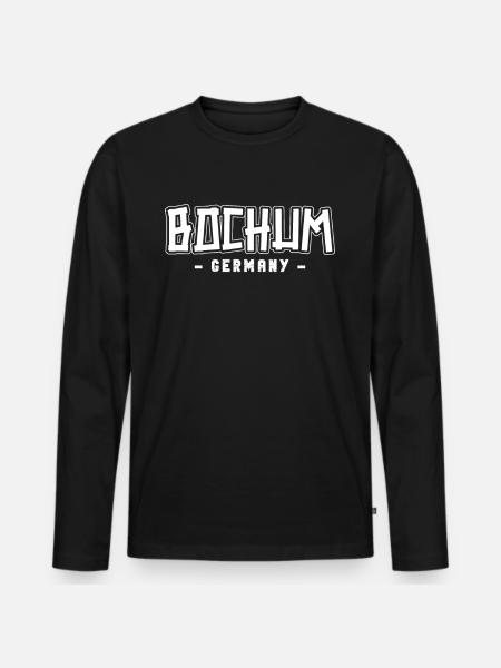 Bochumerin Bochumer Bochum - Men's Premium Organic Long Sleeve Shirt - black