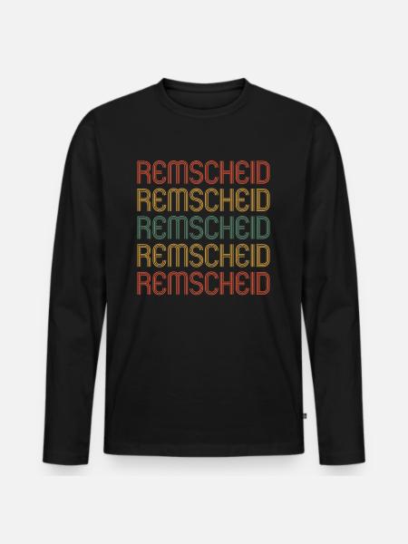 Remscheiderin Remscheider Remscheid - Men's Premium Organic Long Sleeve Shirt - black