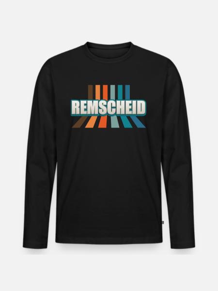 Remscheiderin Remscheider Remscheid - Men's Premium Organic Long Sleeve Shirt - black