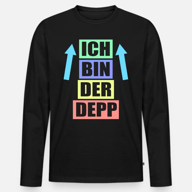 Junggesellenabschied Poltern Polterabend JGA - Männer Premium Bio Langarmshirt - Schwarz