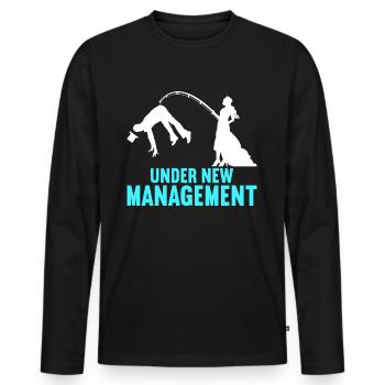 Bachelor party rumbling bachelor party - Men's Premium Organic Long Sleeve Shirt - black - Front - Nico (187cm)