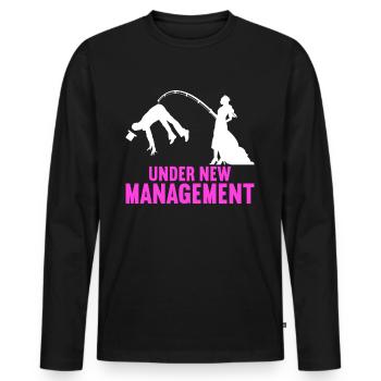Bachelor party rumbling bachelor party - Men's Premium Organic Long Sleeve Shirt - black - Front - Nico (187cm)