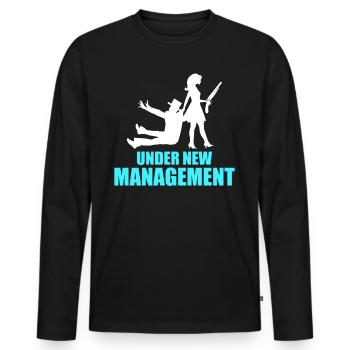 Bachelor party rumbling bachelor party - Men's Premium Organic Long Sleeve Shirt - black - Front - Nico (187cm)