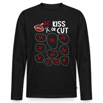 Junggesellenabschied Polterabend JGA Männer - Männer Premium Bio Langarmshirt - Schwarz - Vorne - Nico (187cm)