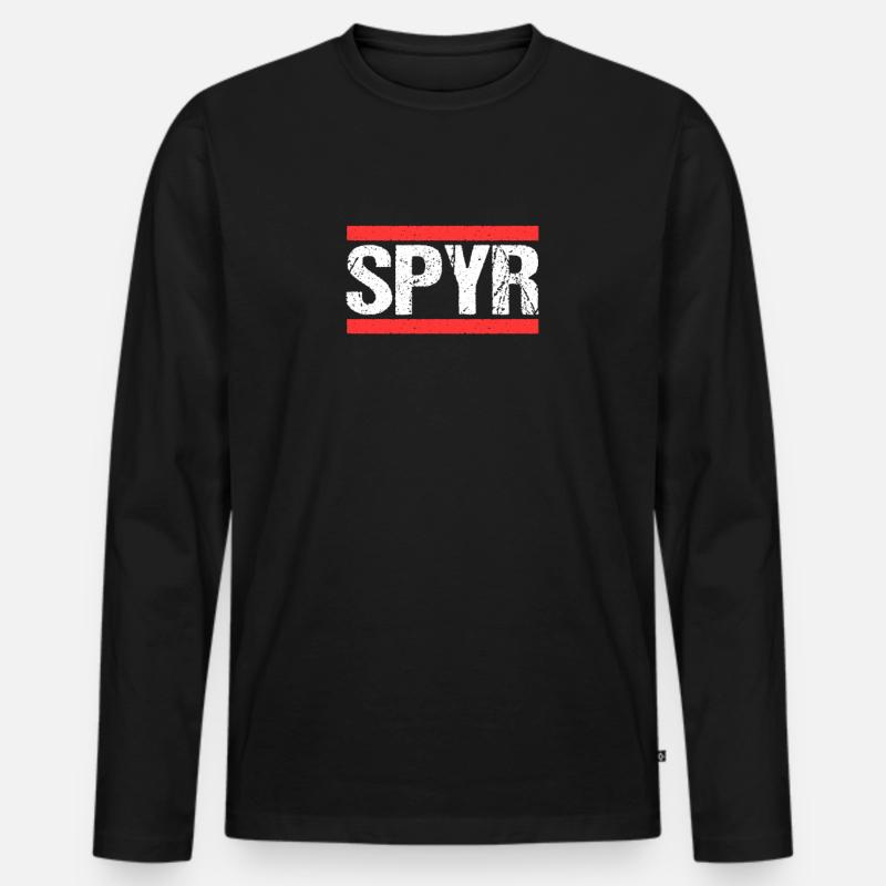 Speyererin Speyerer Speyer - Männer Premium Bio Langarmshirt - Schwarz