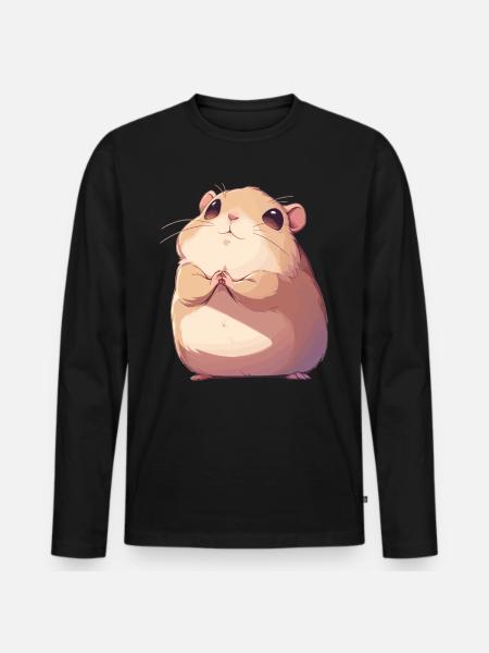 Agouti Agutis Aguti - Men's Premium Organic Long Sleeve Shirt - black