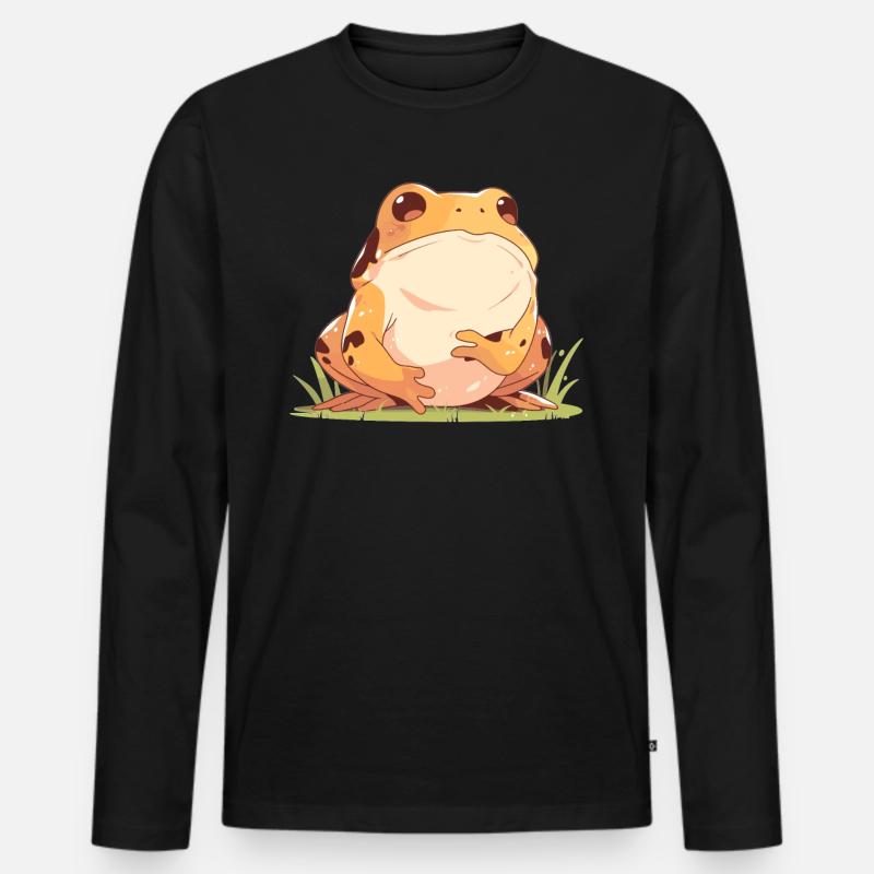 Toad Toads Toad - Men's Premium Organic Long Sleeve Shirt - black