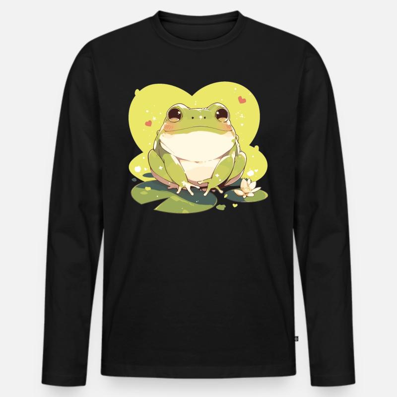 Toad Toads Toad - Men's Premium Organic Long Sleeve Shirt - black