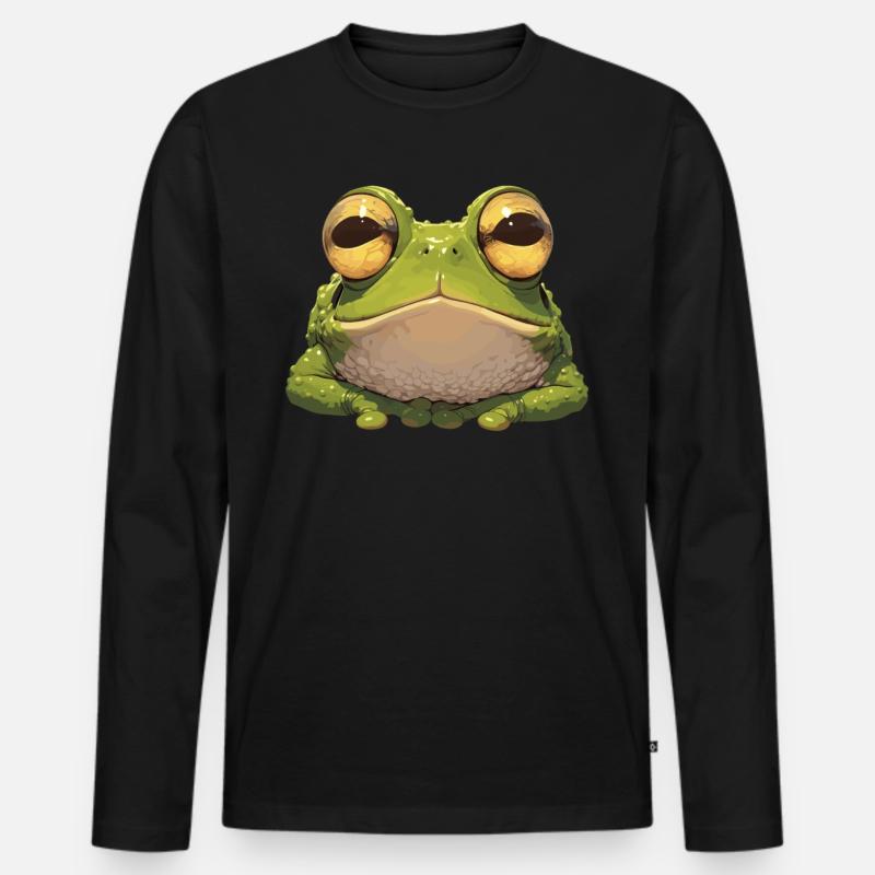 Toad Toads Toad - Men's Premium Organic Long Sleeve Shirt - black