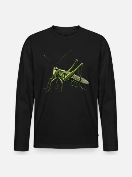 Grilling Grilling - Men's Premium Organic Long Sleeve Shirt - black