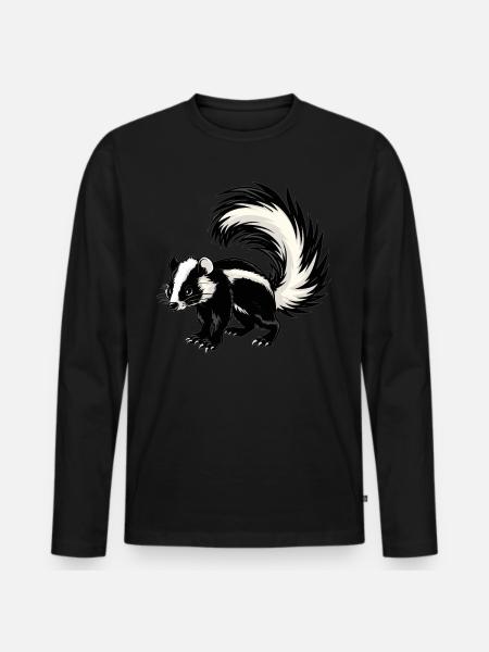 Skunks Skunk - Men's Premium Organic Long Sleeve Shirt - black