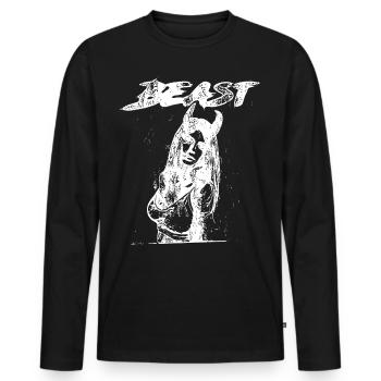 2reborn Sexy BEAST Demon girl devil 2 - Männer Premium Bio Langarmshirt - Schwarz - Vorne - Nico (187cm)