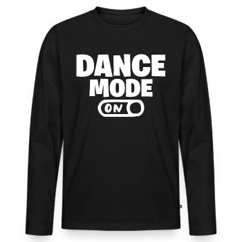 Danse de la piste de danse danse monstre danse école danseuse - T-shirt manches longues Premium bio Homme - noir - Devant - Nico (187cm)