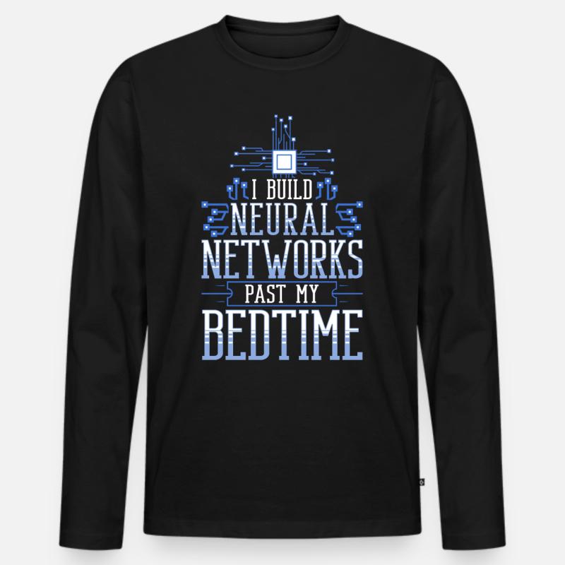Datenwissenschaftler Data Science Wissenschaft - Männer Premium Bio Langarmshirt - Schwarz