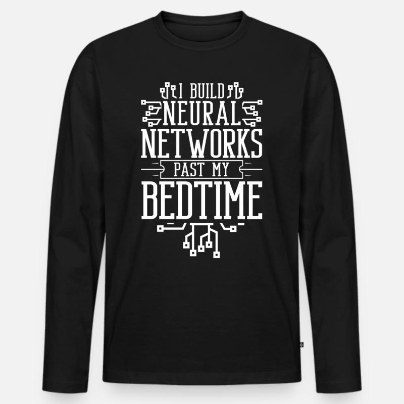 Datenwissenschaftler Data Science Wissenschaft - Männer Premium Bio Langarmshirt - Schwarz