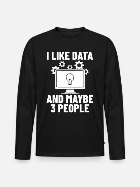 Software Development Software Developer Developer - Men's Premium Organic Long Sleeve Shirt - black