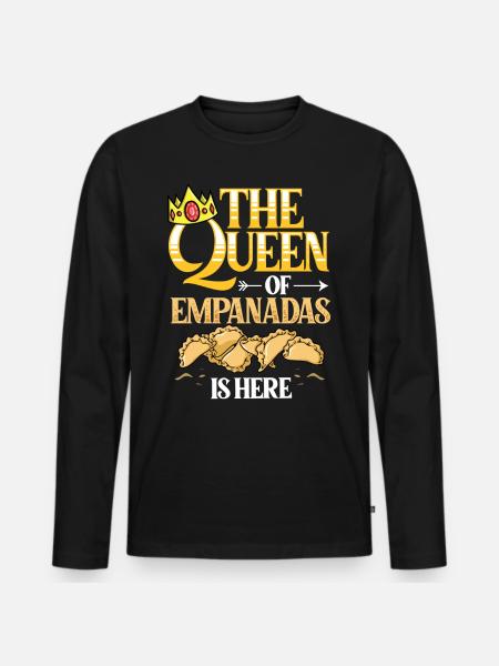 Empanada Argentina Dumpling Spain - Men's Premium Organic Long Sleeve Shirt - black