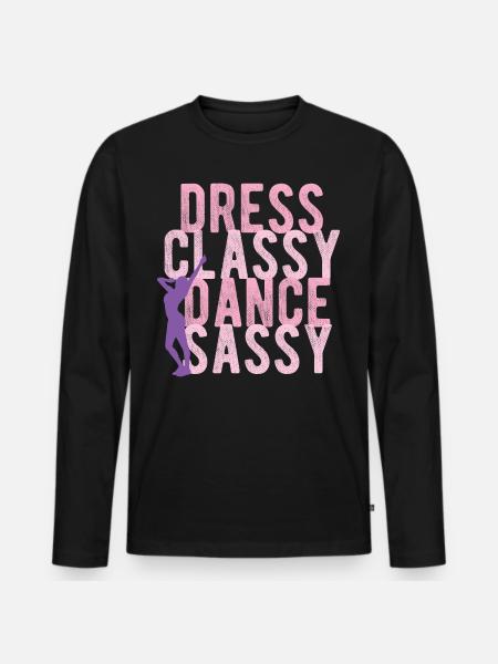 Breakdancing Tanzen für Tänzer - Männer Premium Bio Langarmshirt - Schwarz
